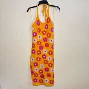 NWT Willow & Wind Knit Halter Daisy Dress